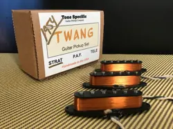 TWANG STRAT PICKUP SET BY TONE SPECIFIC. FITS FENDER STRATOCASTER.