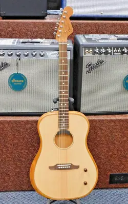 2024 FENDER HIGHWAY SERIES DREADNOUGHT ACOUSTIC-ELECTRIC GUITAR W/ GIG BAG! NICE