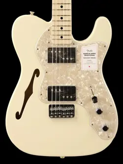 FENDER MADE IN JAPAN TRADITIONAL 70S TELECASTER THINLINE 2025 OLYMPIC WHITE