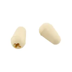 NEW FENDER ROAD WORN STRATOCASTER SWITCH TIP - AGED WHITE - PACK OF 2