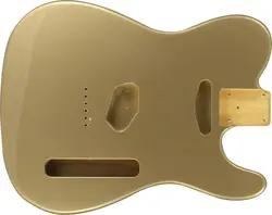 WD PREMIUM FINISHED REPLACEMENT BODY FOR FENDER TELECASTER SHORELINE GOLD ALDER