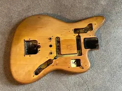 1963 FENDER JAGUAR GUITAR BODY NATURAL 4 LB 5 OZ