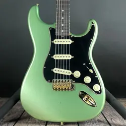 FENDER CUSTOM SHOP LTD 1965 DUAL-MAG STRATOCASTER - AGED SAGE GREEN METALLIC