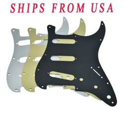 MATTE ALUMINIUM ST PICKGUARD MATTE ANODIZED PICKGUARD FITS FENDER STRAT