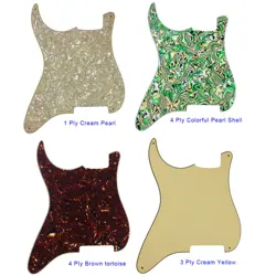 FOR LEFT HANDED FENDER STRAT 4 SCREWS BLANK GUITAR PICKGUARD  MULTICOLOR CHOICE