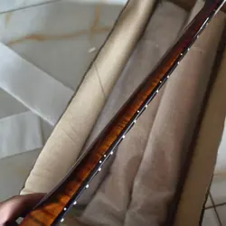 22 FRET ELECTRIC TELE GUITAR NECK ROASTED FLAME MAPLE FOR FENDER TL REPLACEMENT