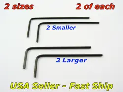 4 PCS ALLEN WRENCH KEY GUITAR BRIDGE SADDLES FOR MANY FENDER IBANEZ SQUIRE PRS