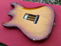 FENDER AMERICAN PROFESSIONAL STRAT SIENNA SUNBURST GUITAR BODY AND HARDWARE 2016