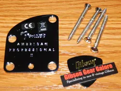 FENDER STRATOCASTER NECK PLATE CONTOUR AMERICAN PRO 2 CHROME GUITAR PARTS TELE