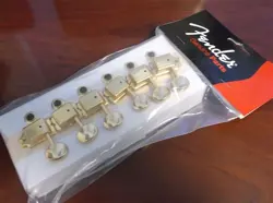 NEW - FENDER AMERICAN VINTAGE SERIES TUNERS FOR STRAT/TELE, GOLD - 099-2040-200