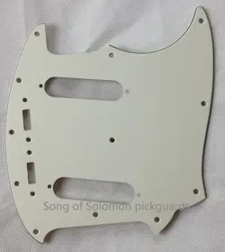 FOR US FENDER MUSTANG CLASSIC SERIES STYLE GUITAR PICKGUARD , 3PLY PARCHMENT