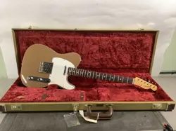 FENDER JV MODIFIED '60S CUSTOM TELECASTER FIREMIST GOLD ELECTRIC GUITAR