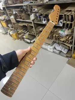 ROASTED MAPLE LEFT HAND ST FENDER STRAT REPLACEMENT 22FRETS ELECTRIC GUITAR NECK