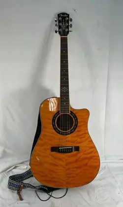 FENDER T-BUCKET-300CE AMB  MAPLE BODY ROSEWOOD USED - *READ*