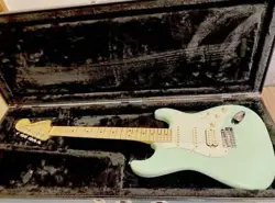 ELECTRIC GUITAR FENDER USA AMERICAN PERFORMER STRATOCASTER SATIN SURF GREEN