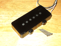 FENDER 2023 USA BLACK AMERICAN V MOD II SINGLE-COIL JAZZMASTER NECK PICKUP