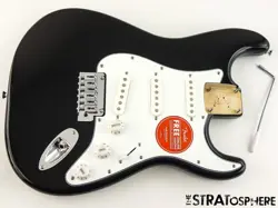 FENDER SQUIER AFFINITY SERIES STRATOCASTER STRAT LOADED BODY BLACK