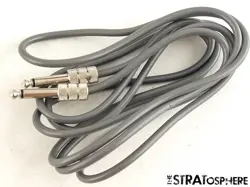 USA FENDER GRAY GUITAR CORD CABLE, STRAT CUSTOM SHOP, 54 STRAT RSTD JRN