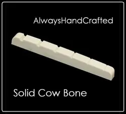 ALWAYSHANDCRAFTED REAL BONE NUT FOR FENDER GUITAR - 41MM / 1 5/8