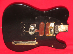 FENDER 1981 BLACK & GOLD COLLECTORS EDITION TELECASTER ASH BODY
