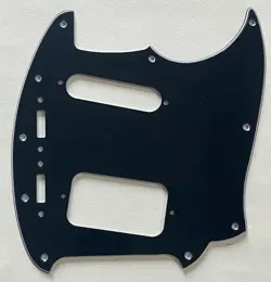 3 PLY BLACK PICKGUARD FIT FENDER KURT COBAIN JAG-STANG STYLE GUITAR PARTS