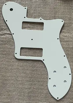 FOR FENDER US 72 TELECASTER DELUXE REISSUE P90 GUITAR PICKGUARD,3 PLY PARCHMENT