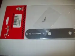 NEW - GENUINE FENDER CONTROL PLATE FOR VINTAGE TELE - CHROME, 099-2058-000