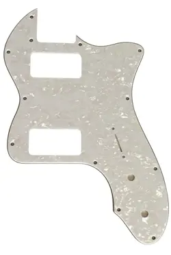 PICKGUARD FOR FENDER 72 TELECASTER THINLINE TV JONES GUITAR-4-PLY-WHITE PEARL