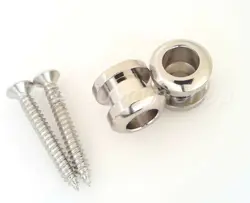 TRUE CUSTOM SHOP SCHALLER NICKEL STRAP LOCK BUTTONS FOR FENDER STRAT & TELE