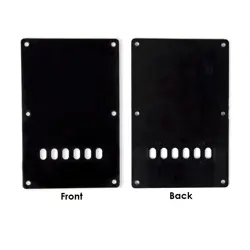 TREM COVER BACK PLATE FOR FENDER STRAT GUITAR PARTS BLACK