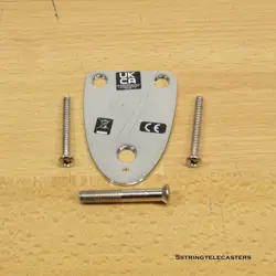 FENDER VINTERA 70S TELECASTER DELUXE NECK PLATE VINTAGE 72 FENDER F CHROME PLATE