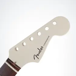 FENDER AMERICAN SHOWCASE STRATOCASTER NECK ROSEWOOD OLYMPIC WHITE HEADSTOCK