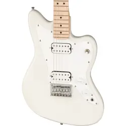 SQUIER MINI JAZZMASTER HH ELECTRIC GUITAR IN OLYMPIC WHITE