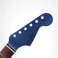 FENDER AMERICAN SHOWCASE STRATOCASTER NECK ROSEWOOD LAKE PLACID BLUE HEADSTOCK!