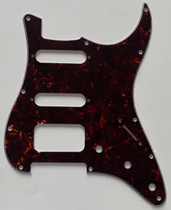 FOR FIT FENDER 11 SCTEW STRATOCASTER START HSS STYLE GUITAR PICKGUARD BROWN