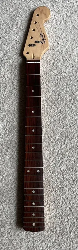 2014 FENDER SQUIER BULLET STRATOCASTER NECK 60'S PRE CBS HEADSTOCK VERY GOOD!