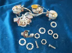 1978 USA FENDER STRATOCASTER GUITAR POTS + SWITCH WIRING HARNESS