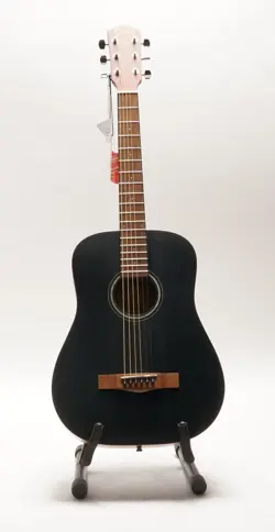 FENDER FA-15 3/4 STEEL 6 STRING ACOUSTIC GUITAR  BLACK WITH BAG