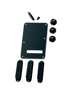 FENDER STRATOCASTER ELECTRIC GUITAR ACCESSORY KIT, BLACK