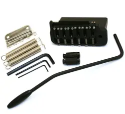 NEW HIPSHOT 2 POINT TREMOLO FOR FENDER AMERICAN STRATOCASTER STRAT BLACK 42100VB