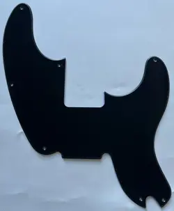 FOR FIT FENDER TELECASTER PRECISION BASS STYLE GUITAR PICKGUARD 1 PLY BLACK
