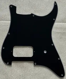 FOR FENDER STRATOCASTER START EVH ONE HUMBUCKER GUITAR PICKGUARD 3-PLY BLACK