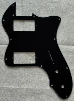CUSTOM FOR FENDER TELECASTER '72 THINLINE PAF GUITAR PICKGUARD 3-PLY BLACK