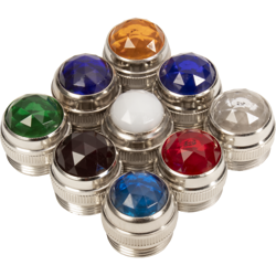 JEWEL, FOR FENDER, SET OF 9, FOR INDICATOR LIGHTS, PACKAGE OF 9