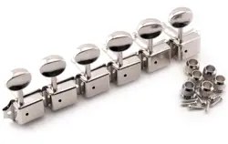 NEW VINTAGE STYLE 6 IN LINE TUNERS FOR FENDER STRATOCASTER, TELECASTER - CHROME