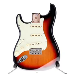 FENDER PLAYER PLUS LEFT HANDED STRATOCASTER BODY SUNBURST FINISH FULLY LOADED!
