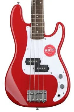 SQUIER BY FENDER MINI PRECISION BASS - DAKOTA RED (0370127554)