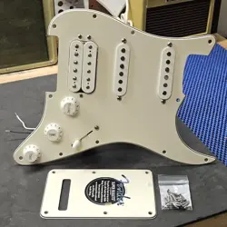 2008 FENDER HSS STRATOCASTER LOADED PICKGUARD HUMBUCKER PICKUP USA STRAT GUITAR