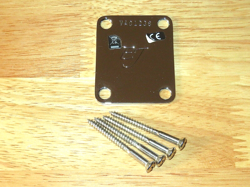 FENDER 2013 USA CHROME ERIC JOHNSON 1954 VIRGINIA STRATOCASTER NECK PLATE