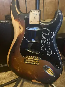 CUSTOM SRV STRATOCASTER BODY WITH HARDWARE